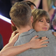 “Nils Sjöberg” hugs Calvin Harris in April (Image: Getty)